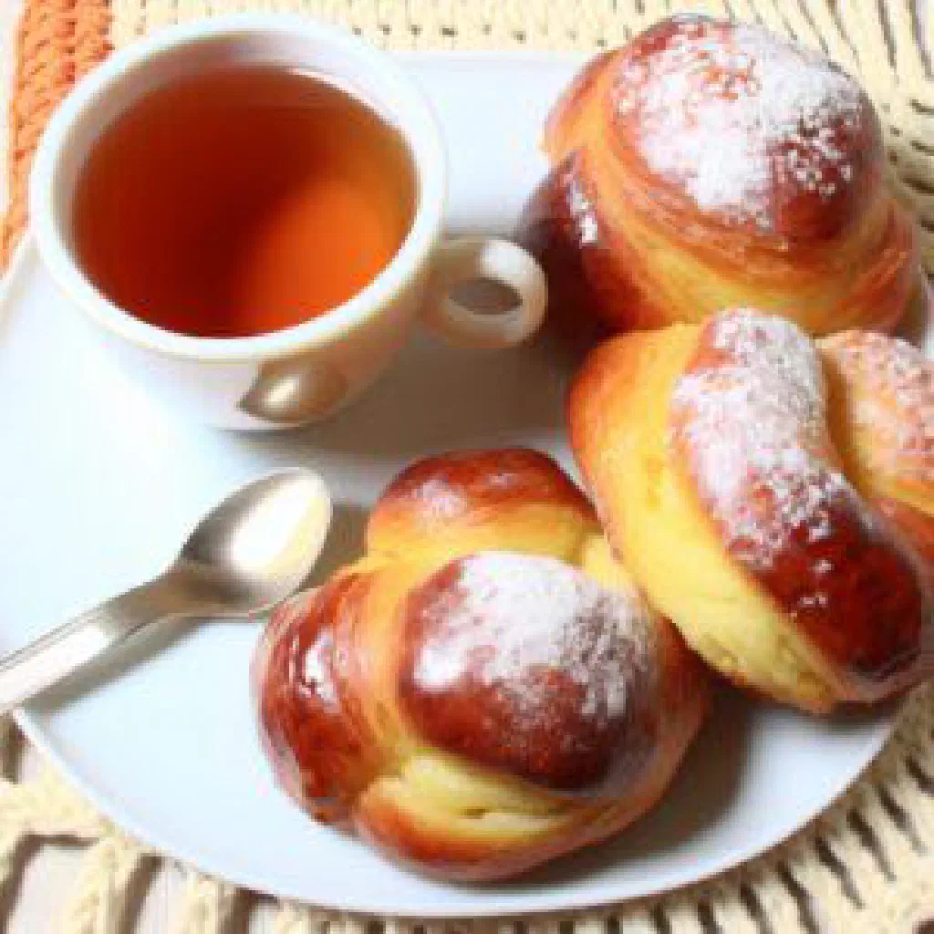 Golden fried Chrik dough parcels filled with spiced minced meat