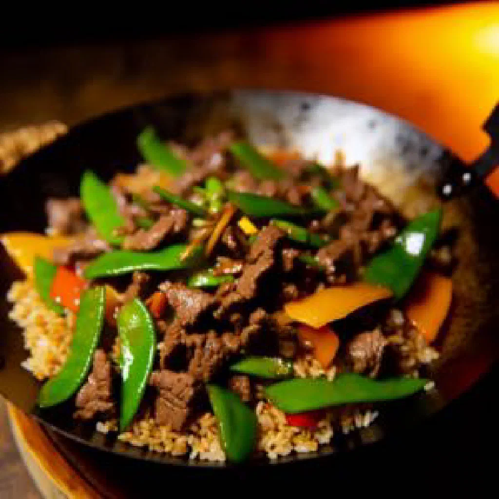 Sac İçi with tender lamb, rice and fresh herbs served in a wide iron pan