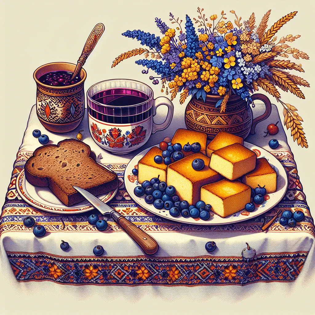 Golden fried smazhenka dough pieces on a rustic wooden board