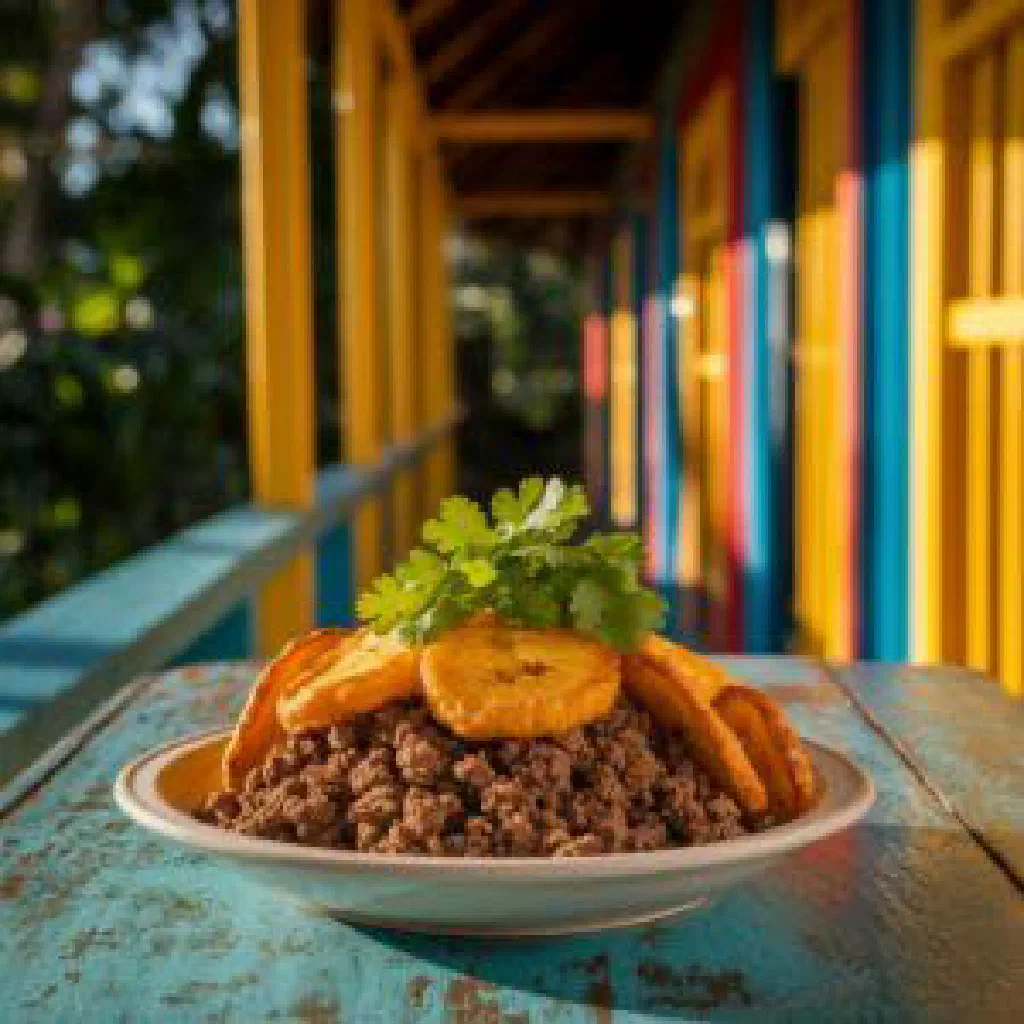 Golden fried Belizean tablata dough pockets filled with spiced beef