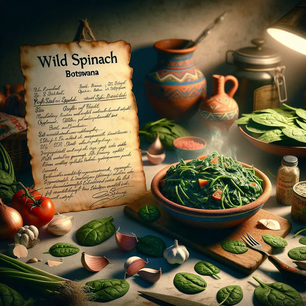 A bowl of cooked wild spinach morogo with onions and garlic