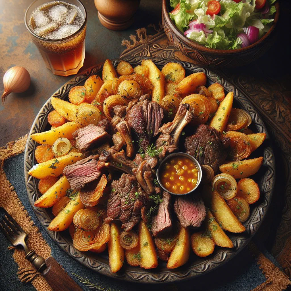 Golden, crispy fried lambula garnished with fresh parsley
