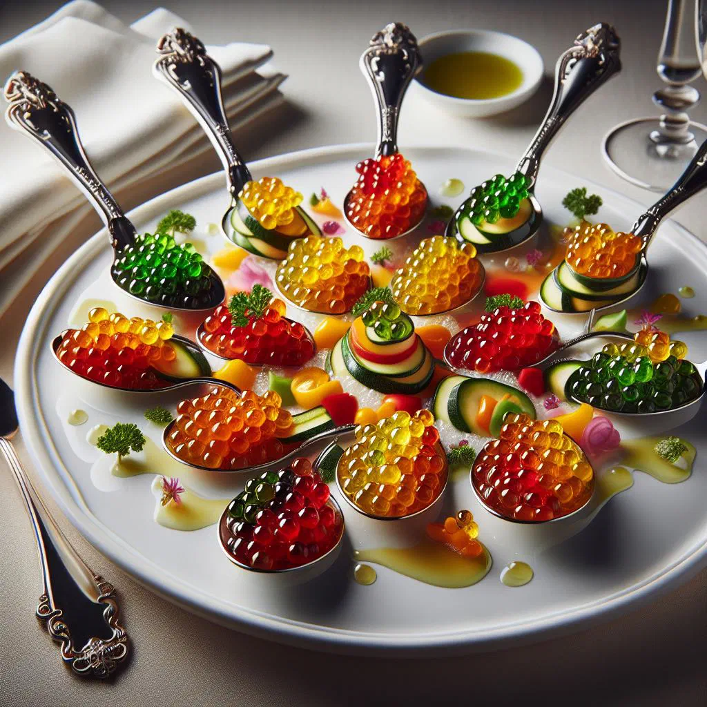 Bowl of caviar de légumes with roasted aubergine, peppers and courgette