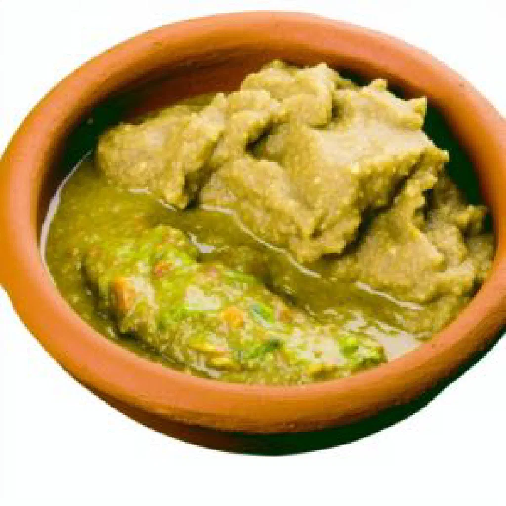 Steamed kisser made from maize flour, served with vegetables