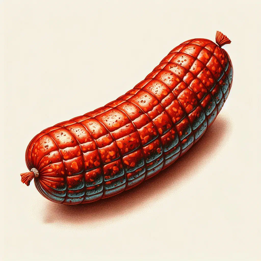 Grilled Colombian chorizo santarrosano sausages served with arepas