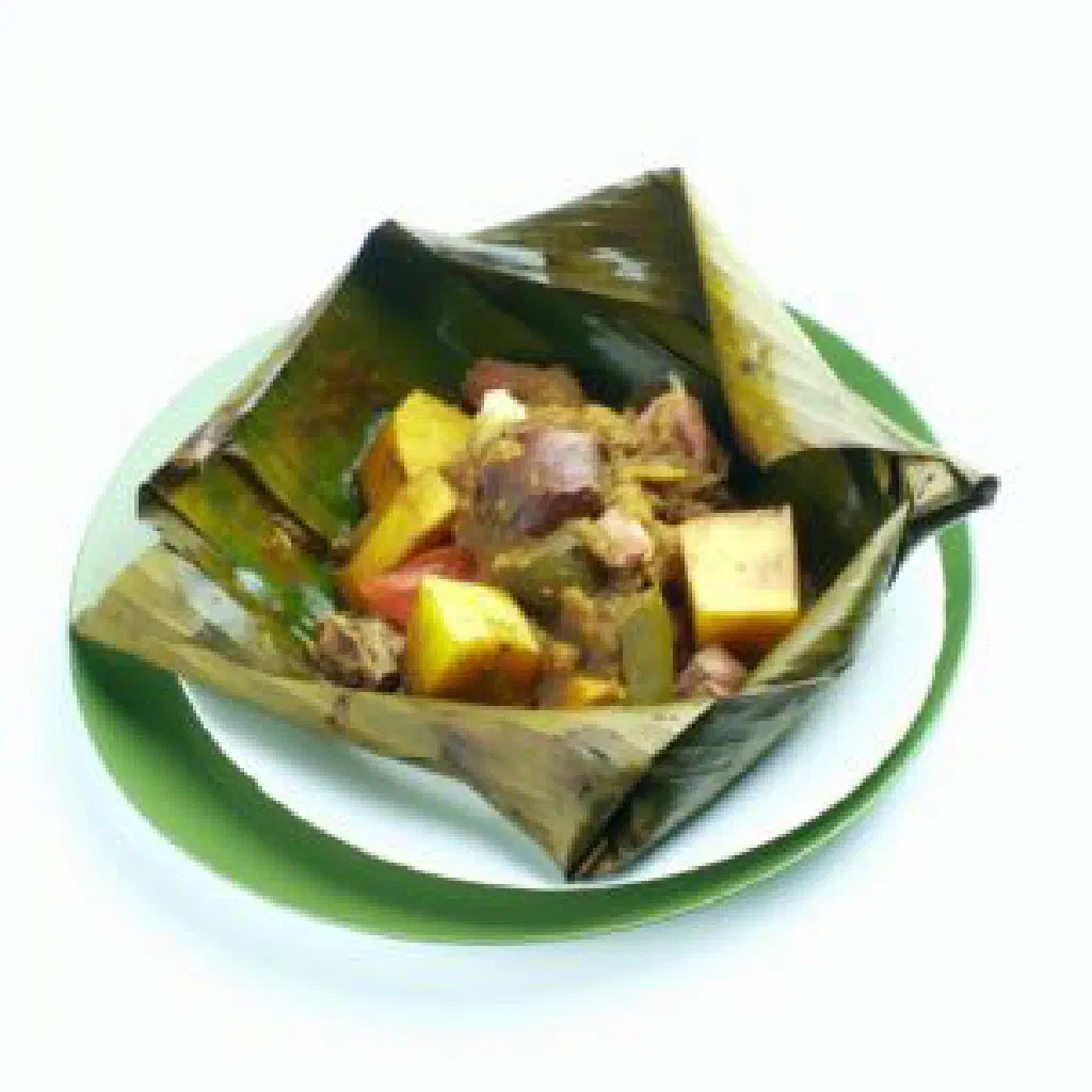 M'tsolola fish stew with coconut milk, mango and fresh coriander