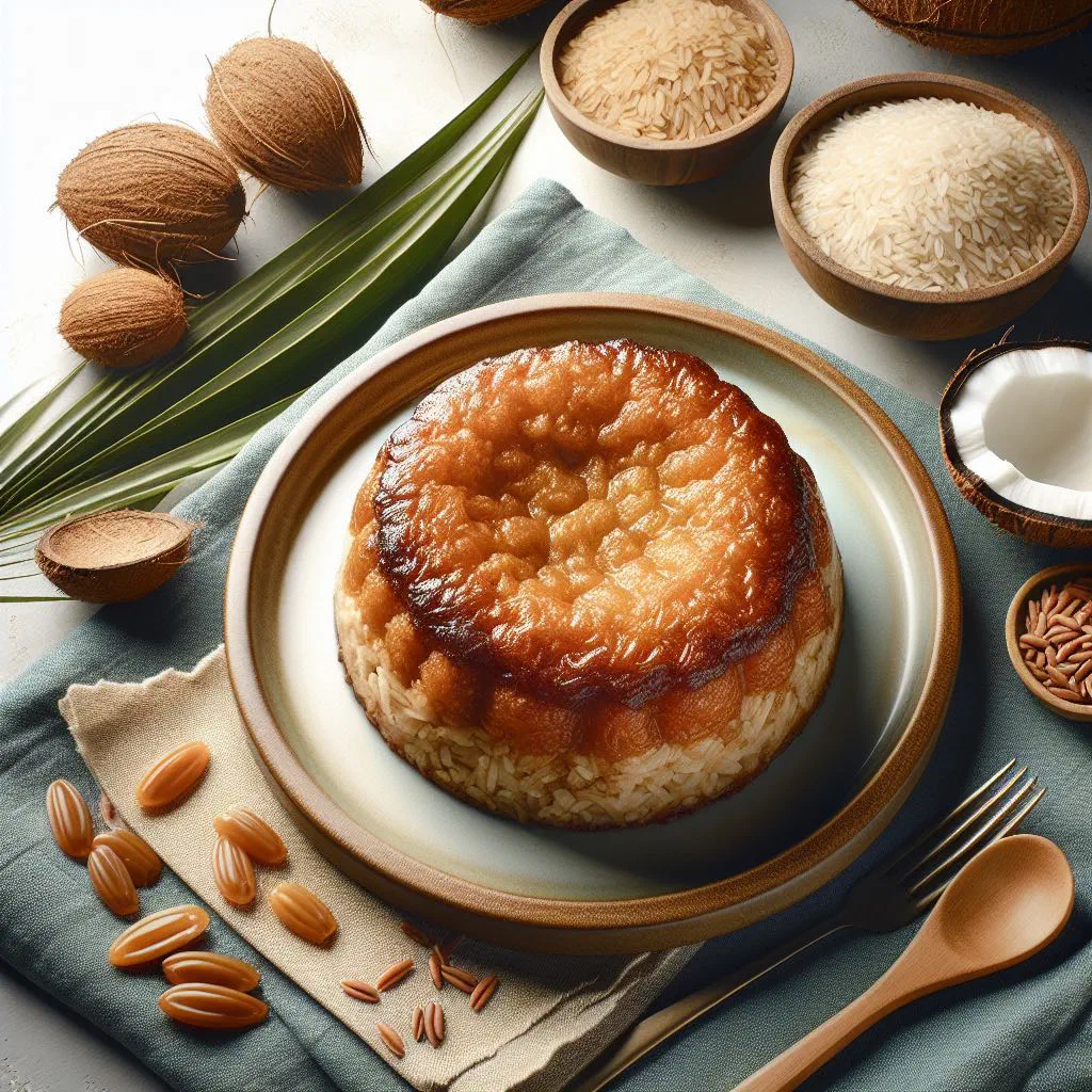 Steamed Poutou Comorien cassava and coconut cakes served warm