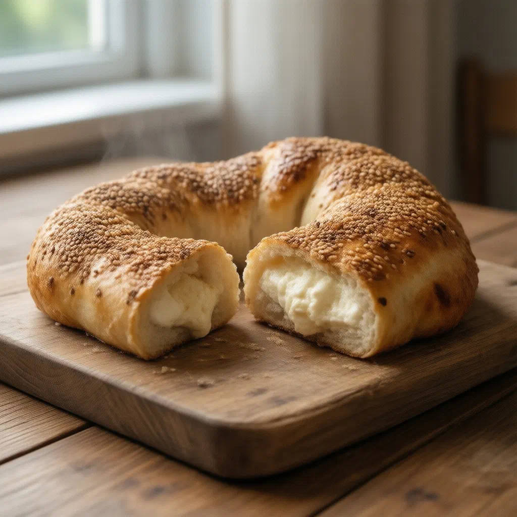 Golden Croatian đevrek pastries filled with spiced minced meat
