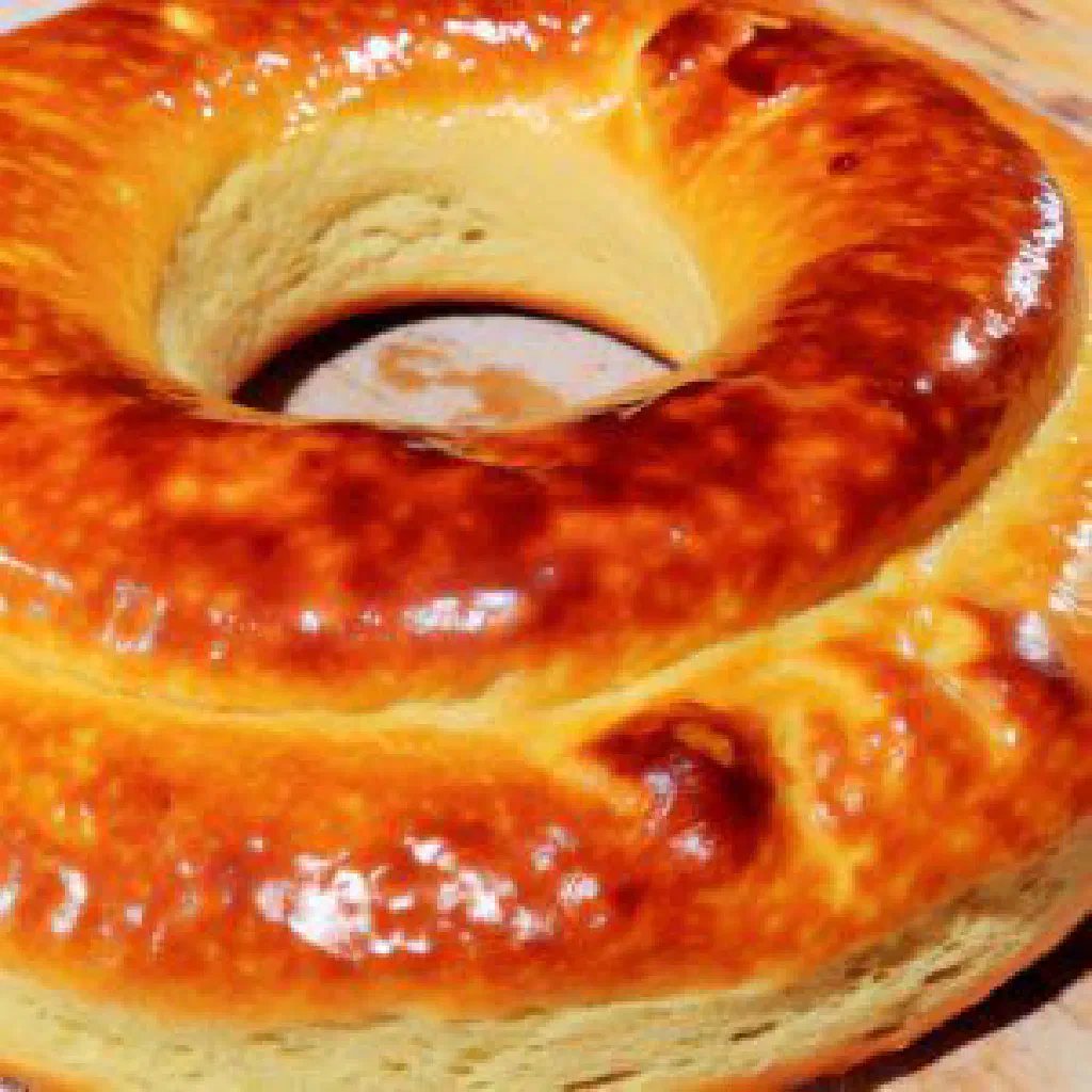Golden Croatian đevrek pastries filled with spiced minced meat