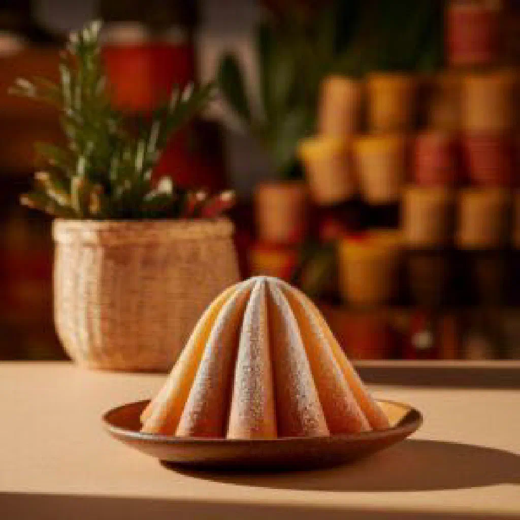 Creamy Cuban mantecado ice cream served in a glass