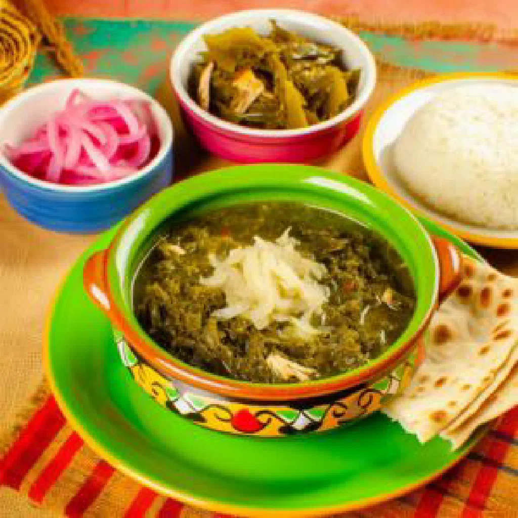 Spiced rice with tender meat and vegetables, an Egyptian Eish Merahrah dish