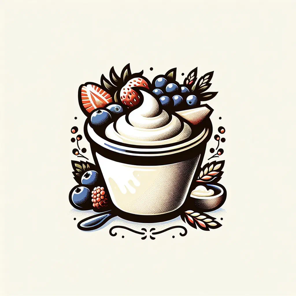 Creamy Estonian quark dessert in a bowl topped with fresh berries