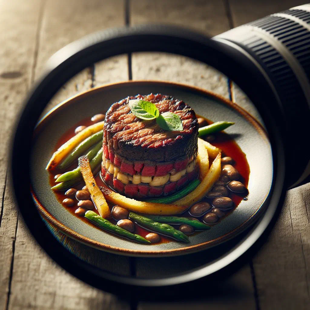 Sliced caillette meat pâté served on a plate with fresh herbs