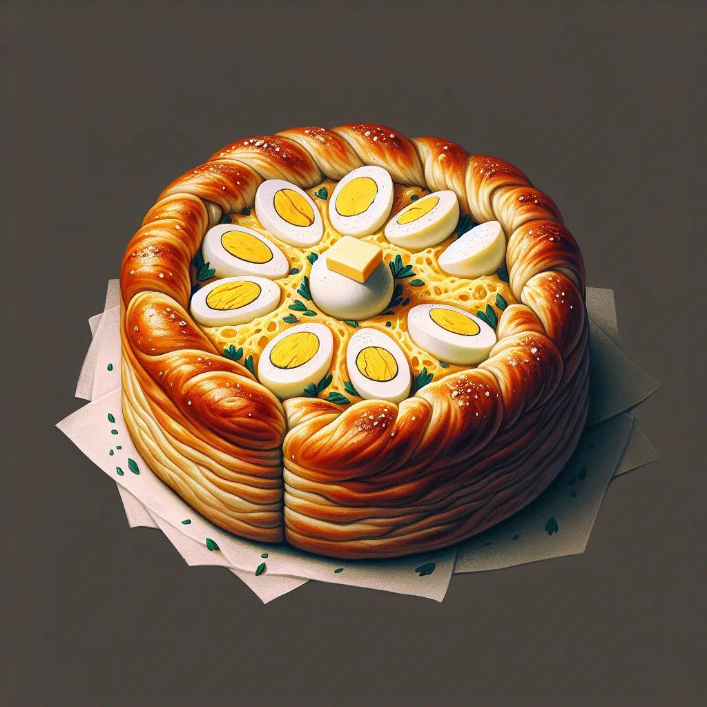 Golden pan-fried Guruli Gvezeli pastries filled with cheese and herbs