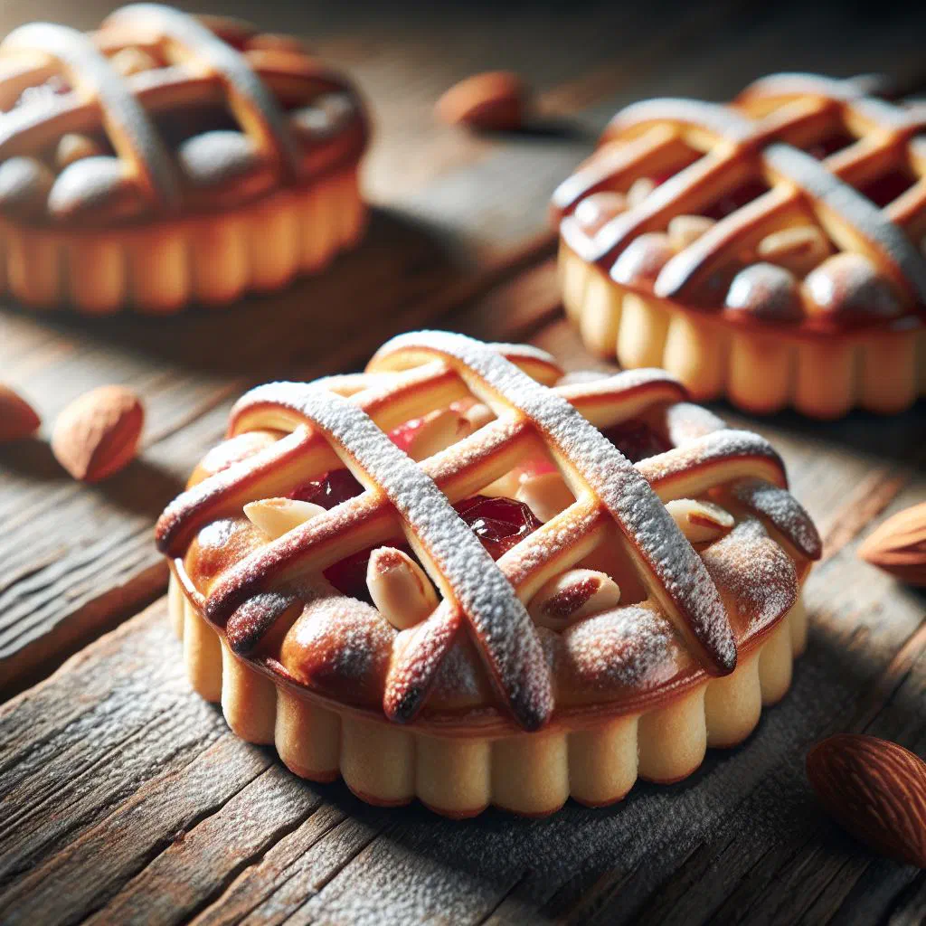 Leipziger Lerchen shortcrust pastries filled with nuts and dried fruit