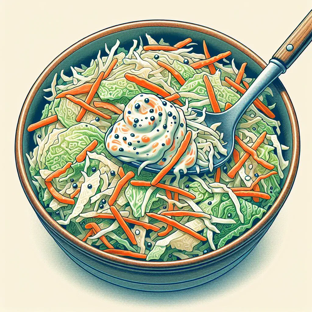 A bowl of crunchy sauerkraut salad with apple, onion and fresh herbs