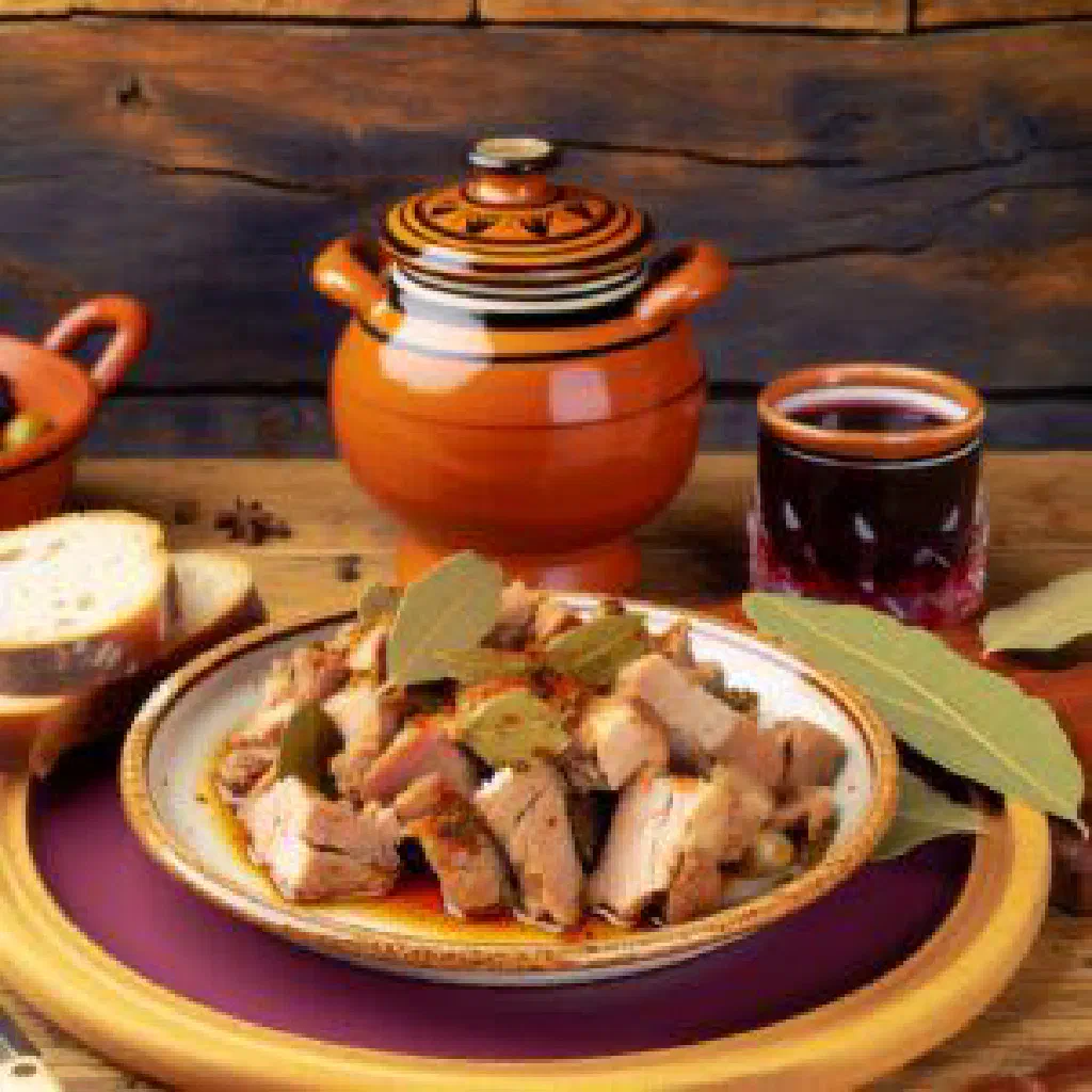 Kavourmas with tender meat and rice served in a rustic bowl