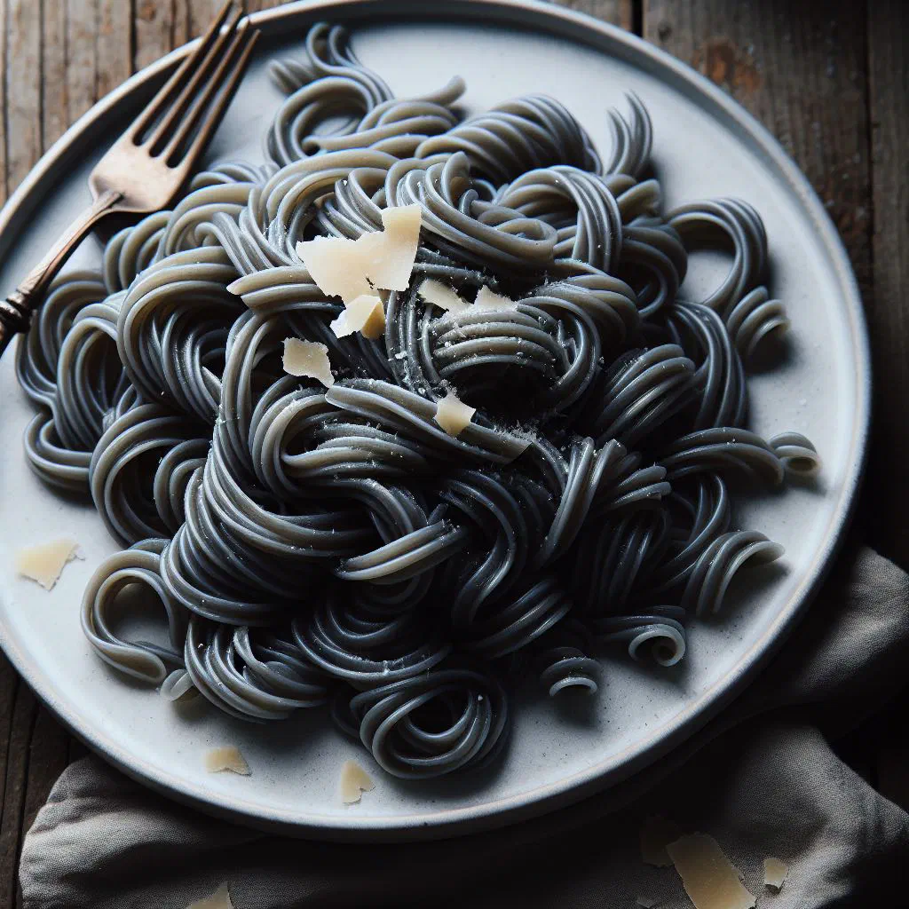 Bowl of Hungarian grízes tészta pasta tossed in golden toasted breadcrumbs and sugar