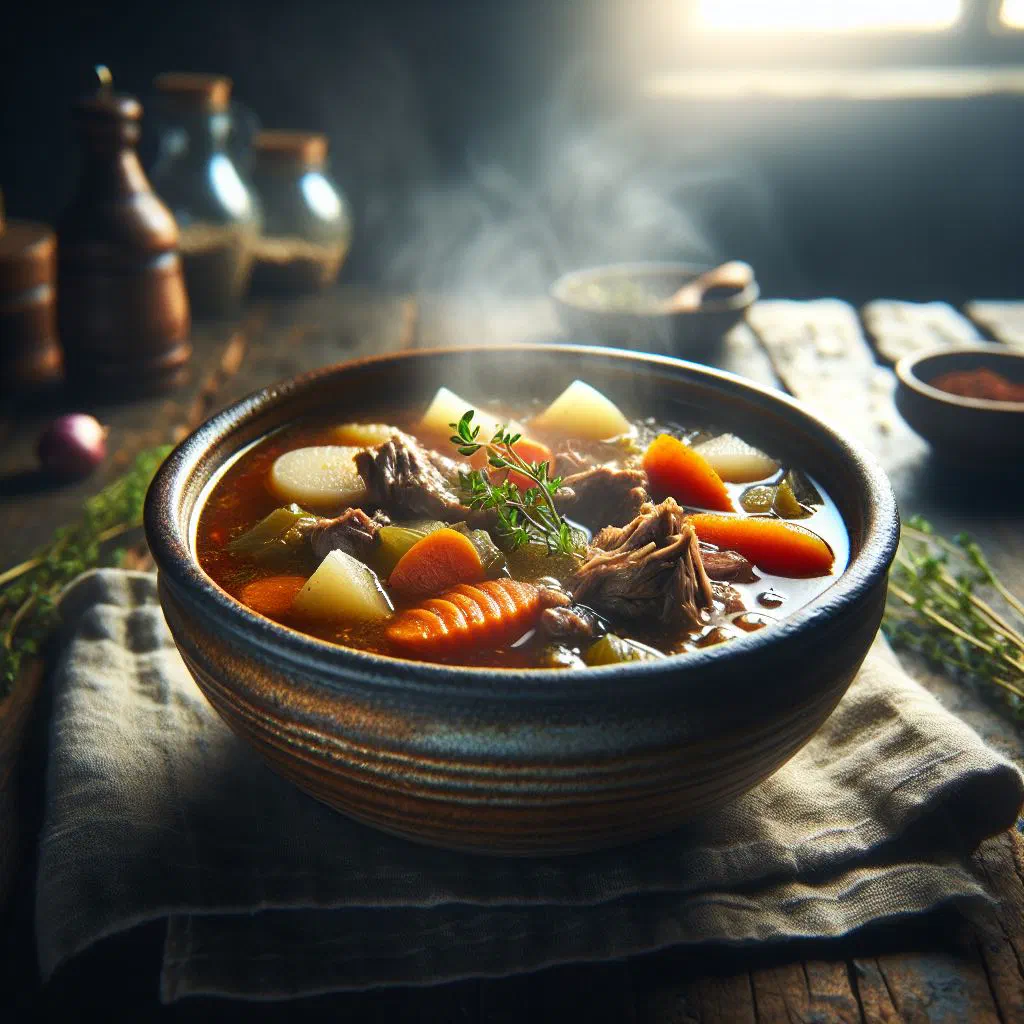 Creamy Icelandic fish soup with cod, carrots and fresh dill