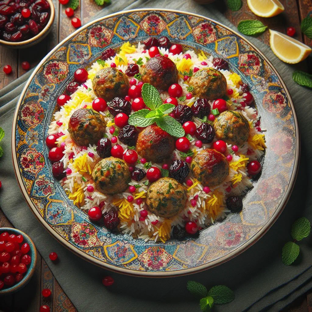 Kalam Polo: fragrant basmati rice layered with spiced cabbage and fresh herbs