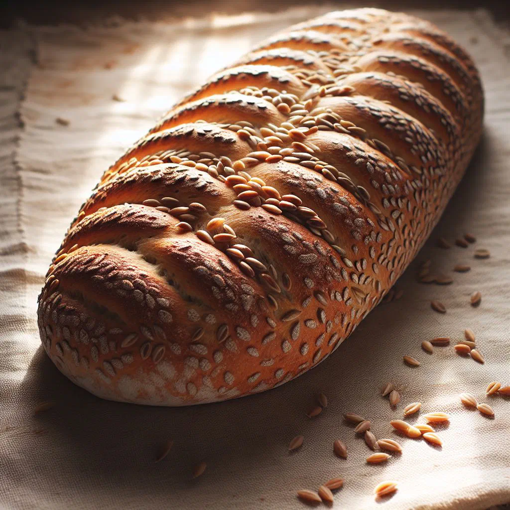 Freshly baked Iranian noon sangak flatbread with a golden, crisp crust