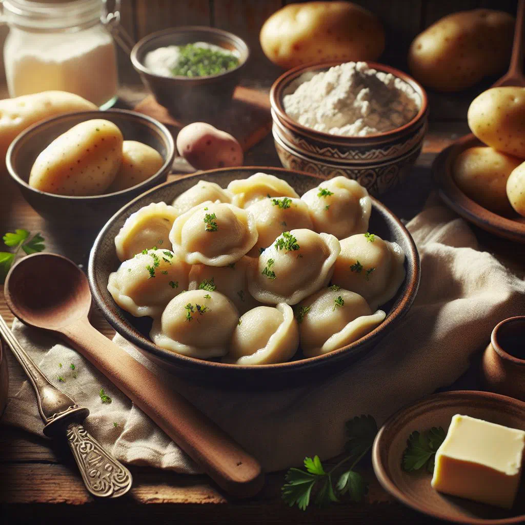 Light, fluffy Irish dumplings served alongside a hearty stew