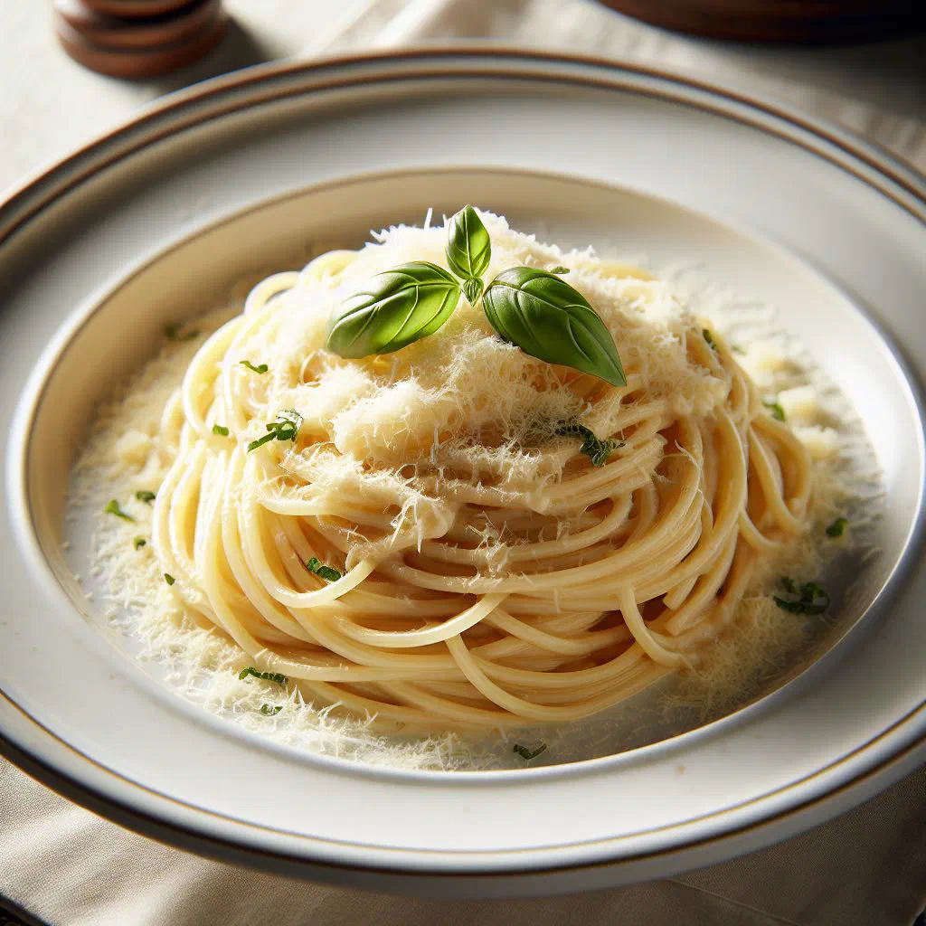 Pappardelle pasta coated in a rich wild boar ragù with grated Parmesan