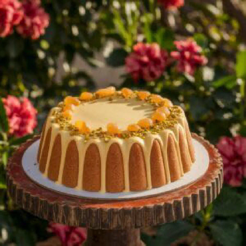 Slices of golden Jamaican toto cake studded with grated coconut