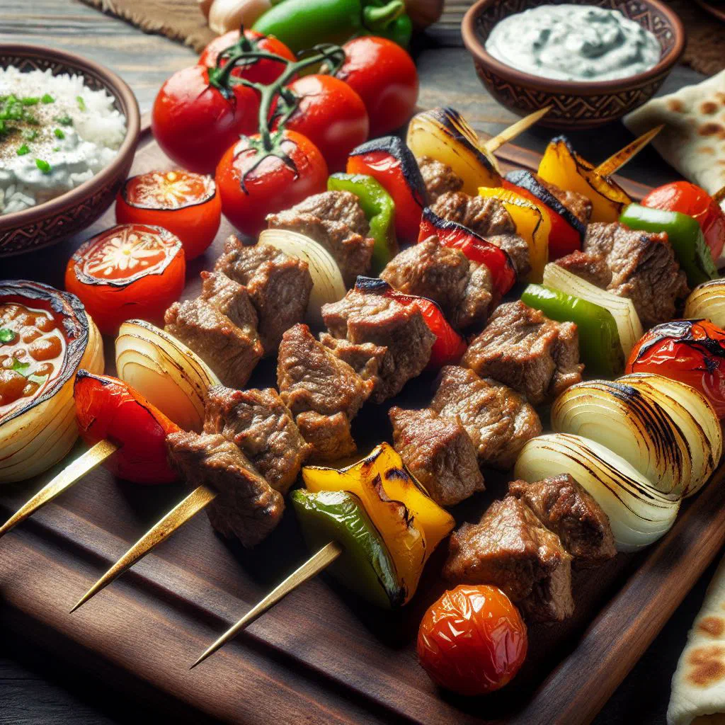 Slow-cooked Jordanian lamb garnished with fresh herbs