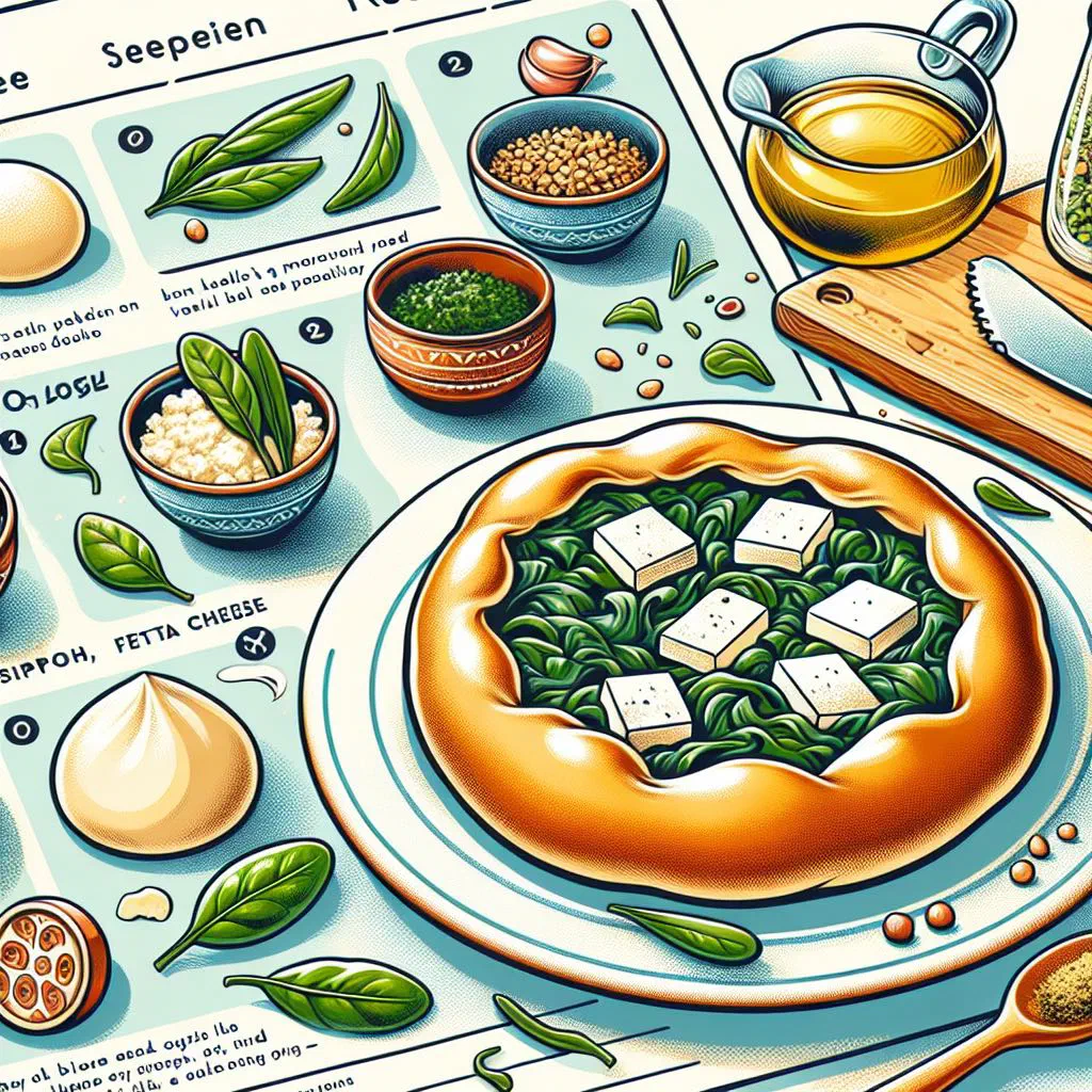Golden baked fatayer pastries filled with spinach and cheese