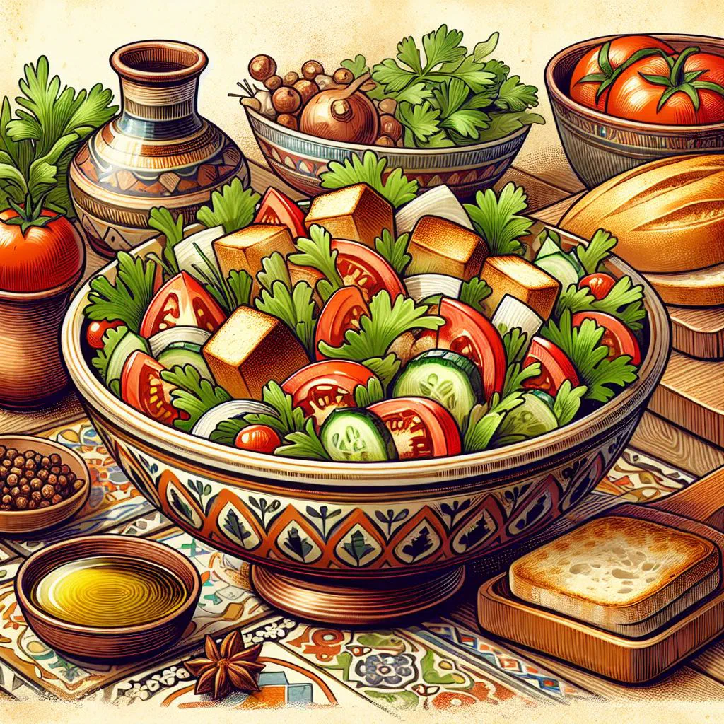 Lebanese fattah with tender meat, creamy yoghurt and crisp toasted bread