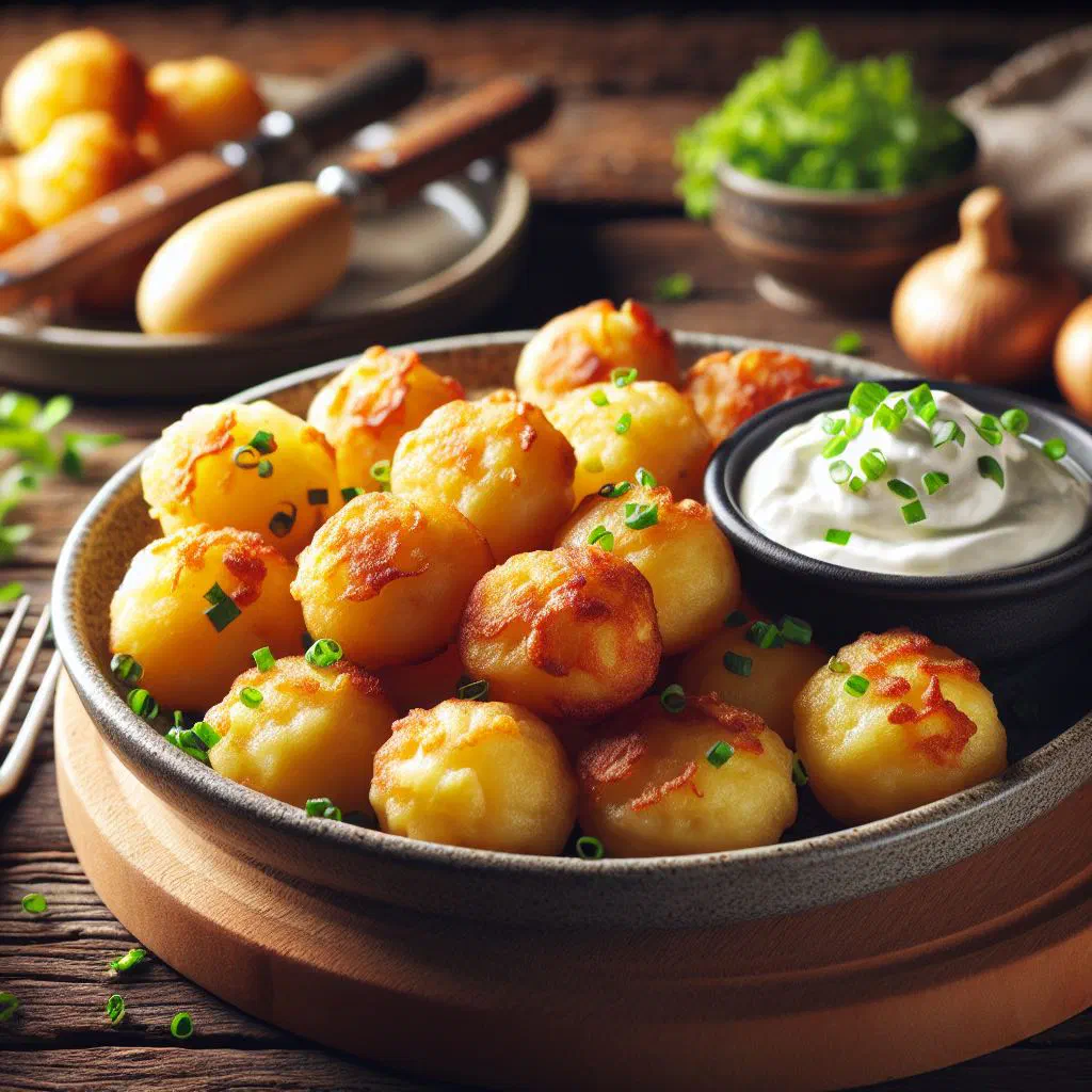 Golden pan-fried maluns garnished with fresh parsley