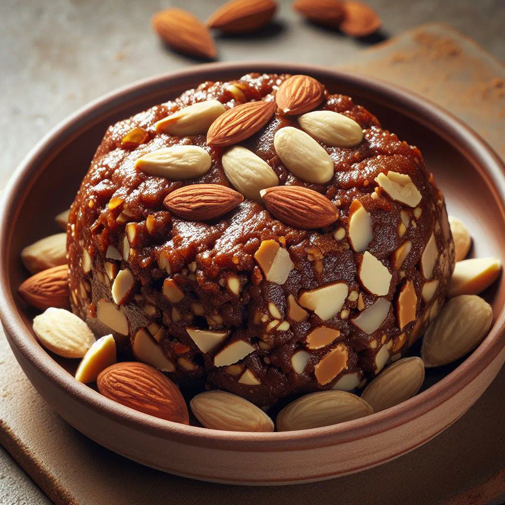 Slices of Maltese helwa tat-Tork sesame sweet on a plate