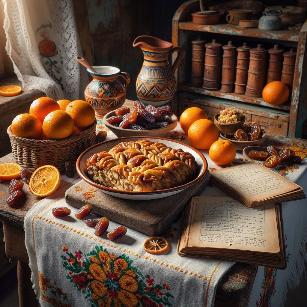 Golden fried Imqaret date pastries dusted with icing sugar