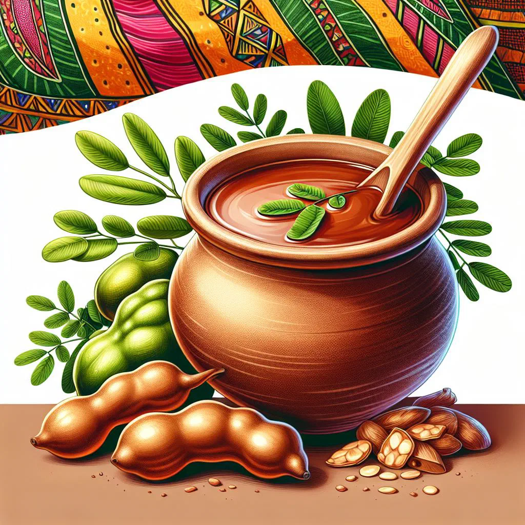 A creamy glass of Kunun Tsamiya made from fermented rice and dates