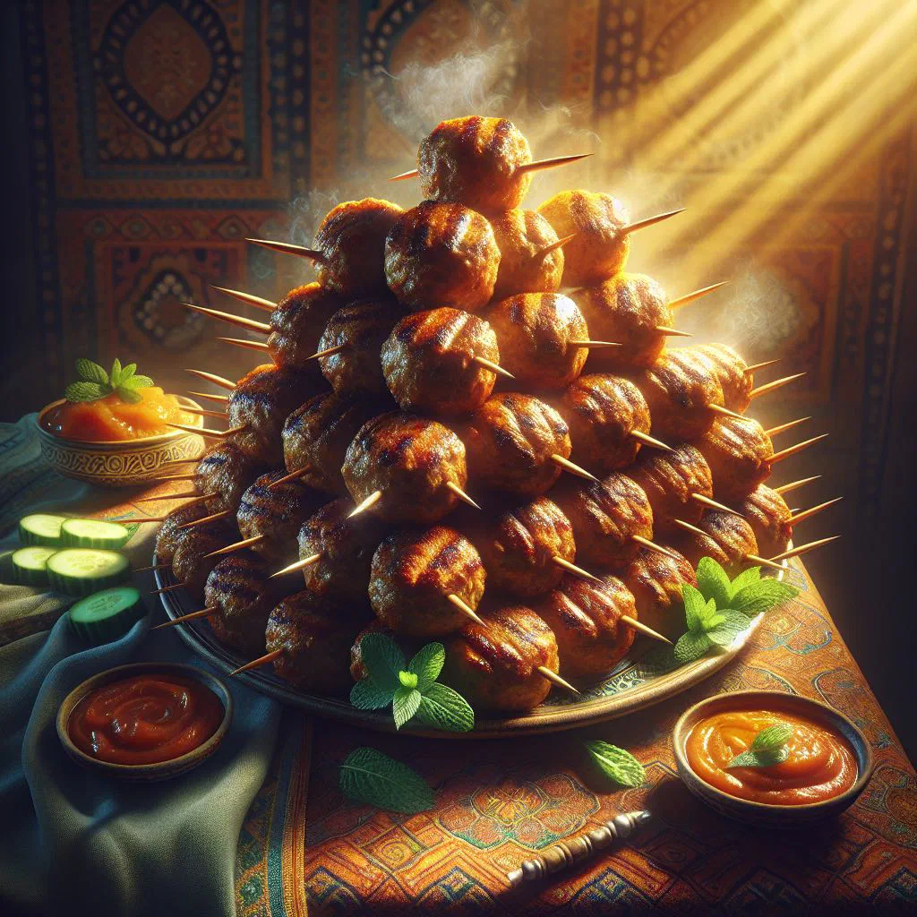 Golden pan-fried shami kebab patties garnished with fresh coriander