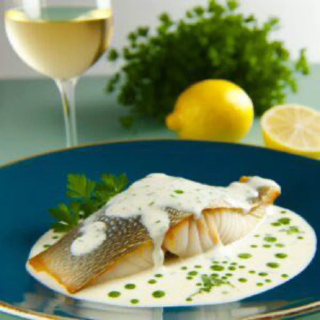 Fish fillets simmered in creamy coconut milk with fresh herbs and lime