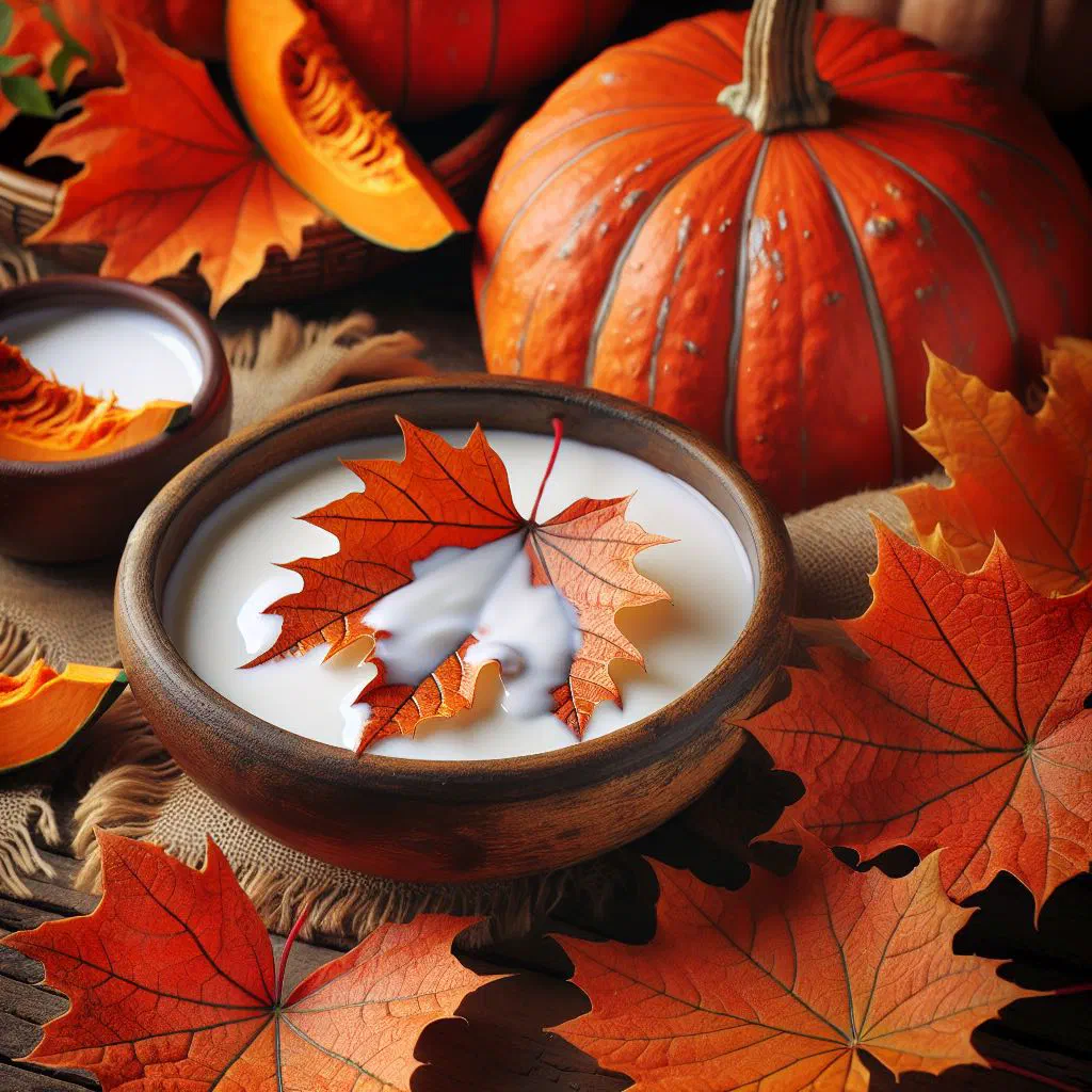 Tender pumpkin leaves simmered in creamy coconut milk in a rustic bowl