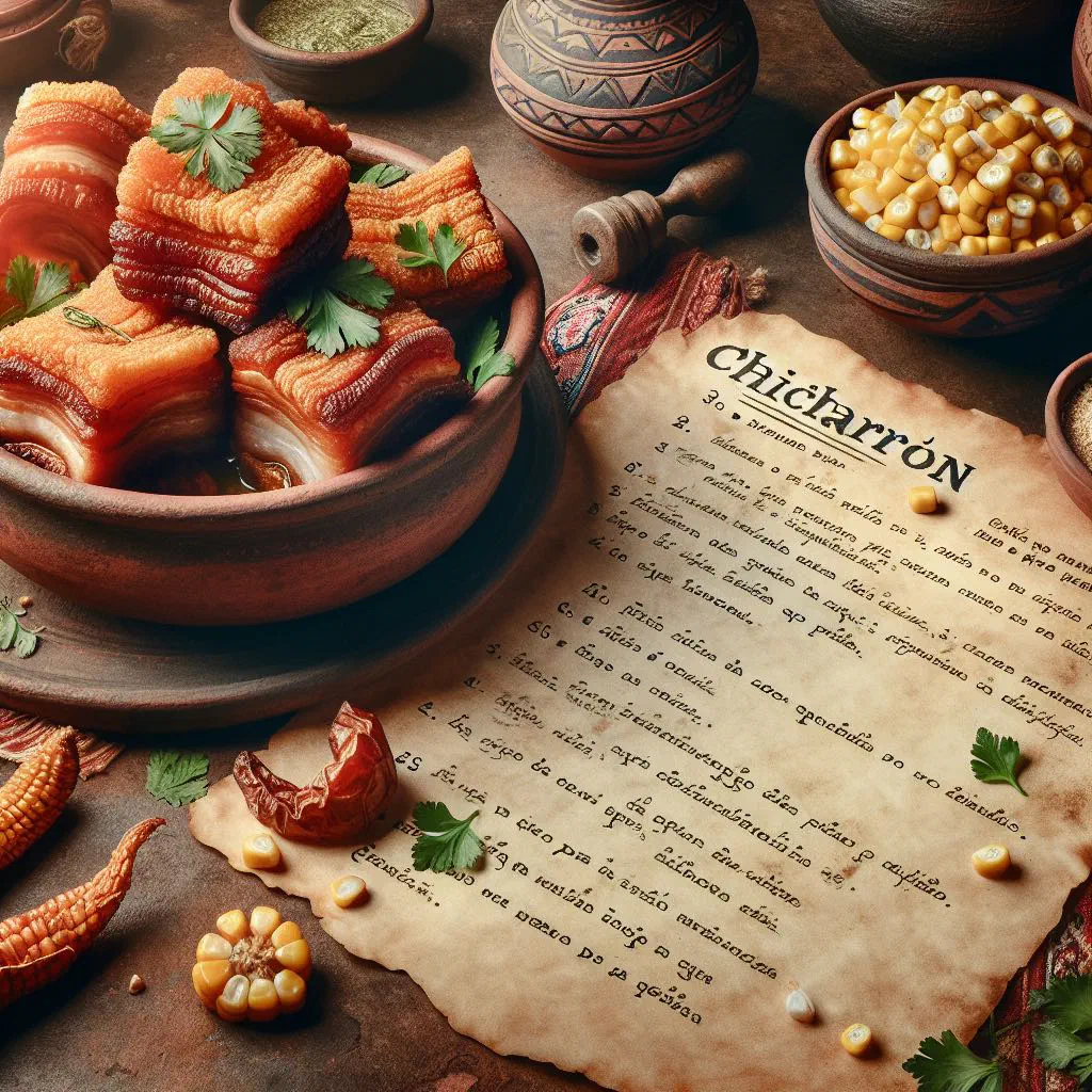 Crispy fried Peruvian chicharrón pork belly served with bread and lime