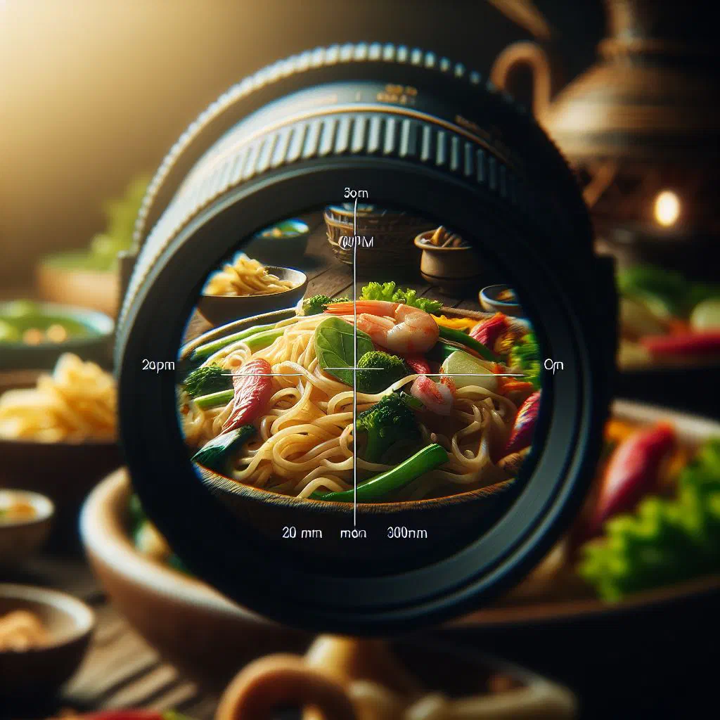 Stir-fried Pancit Chami noodles with chicken, carrots and peppers