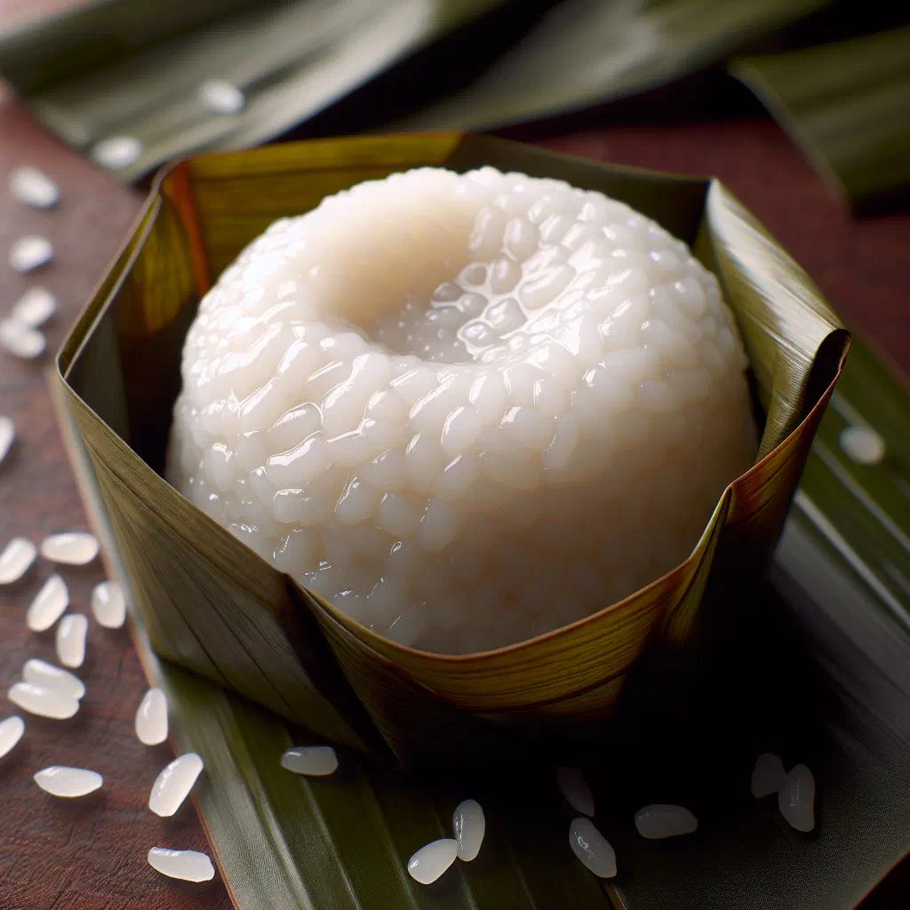 Small steamed white Puto Calasiao rice cakes on a plate