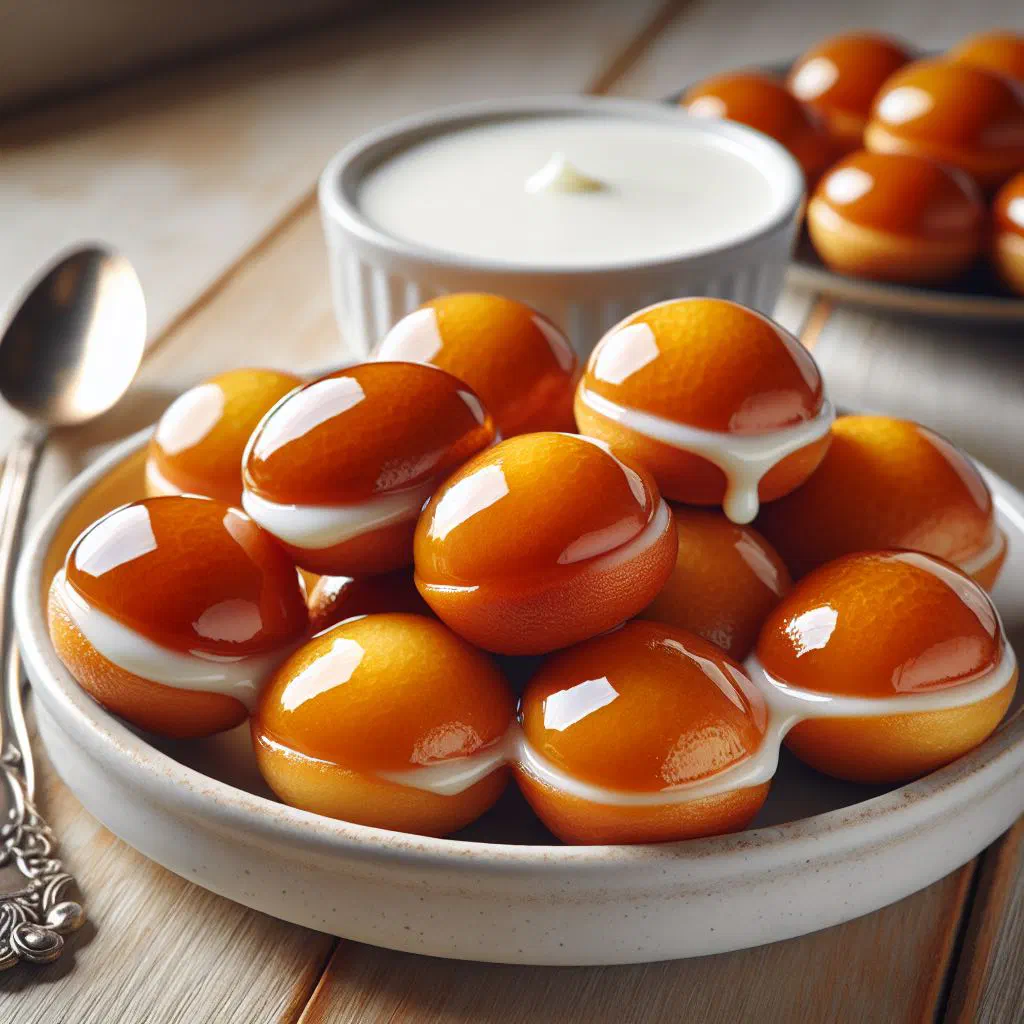 Walnut-shaped oreshki cookies filled with condensed milk on a plate