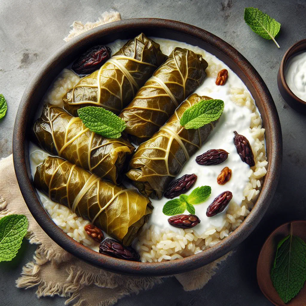Serbian sarma cabbage rolls simmered in tomato sauce