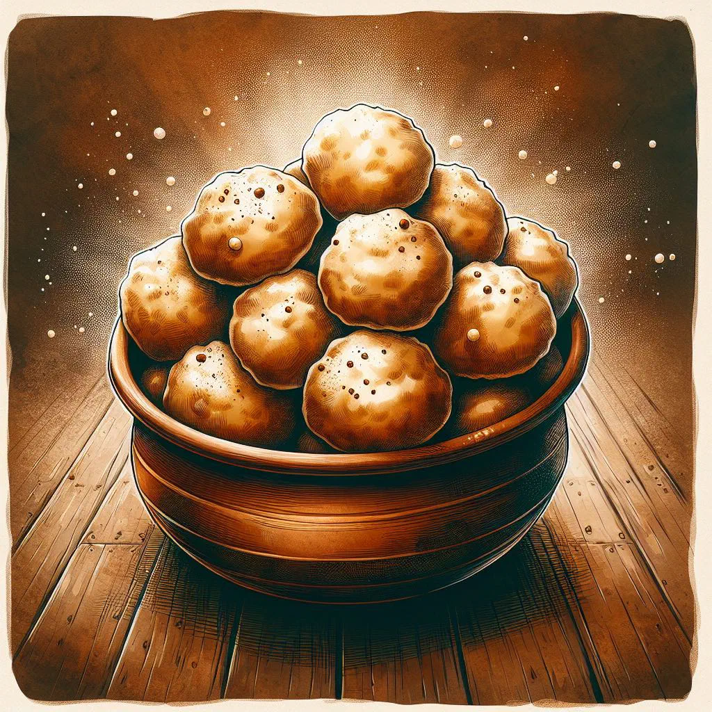 Soft steamed dombolo dumplings served alongside a hearty stew