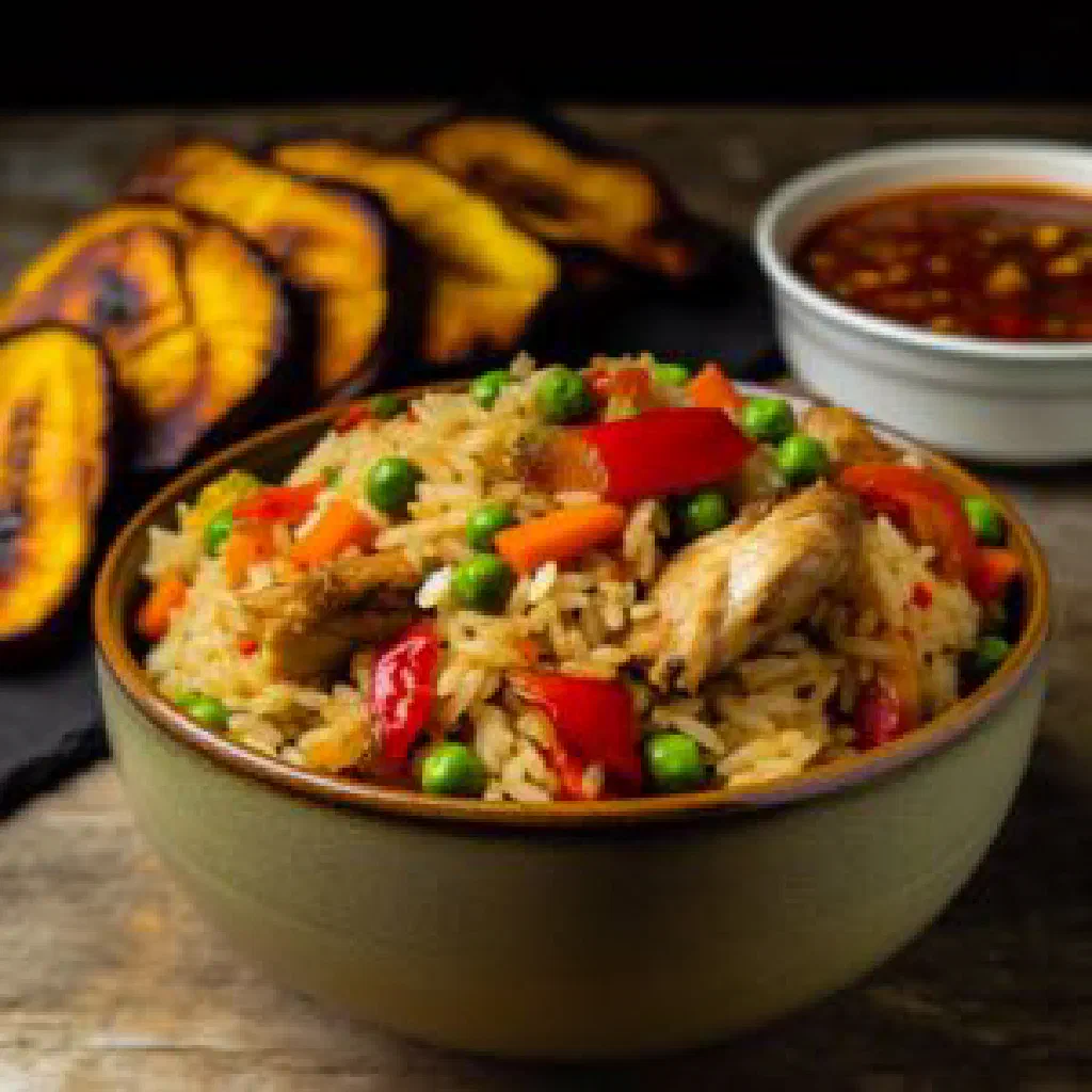 Creamy Surinamese boyo made with coconut milk and rice, dusted with cinnamon