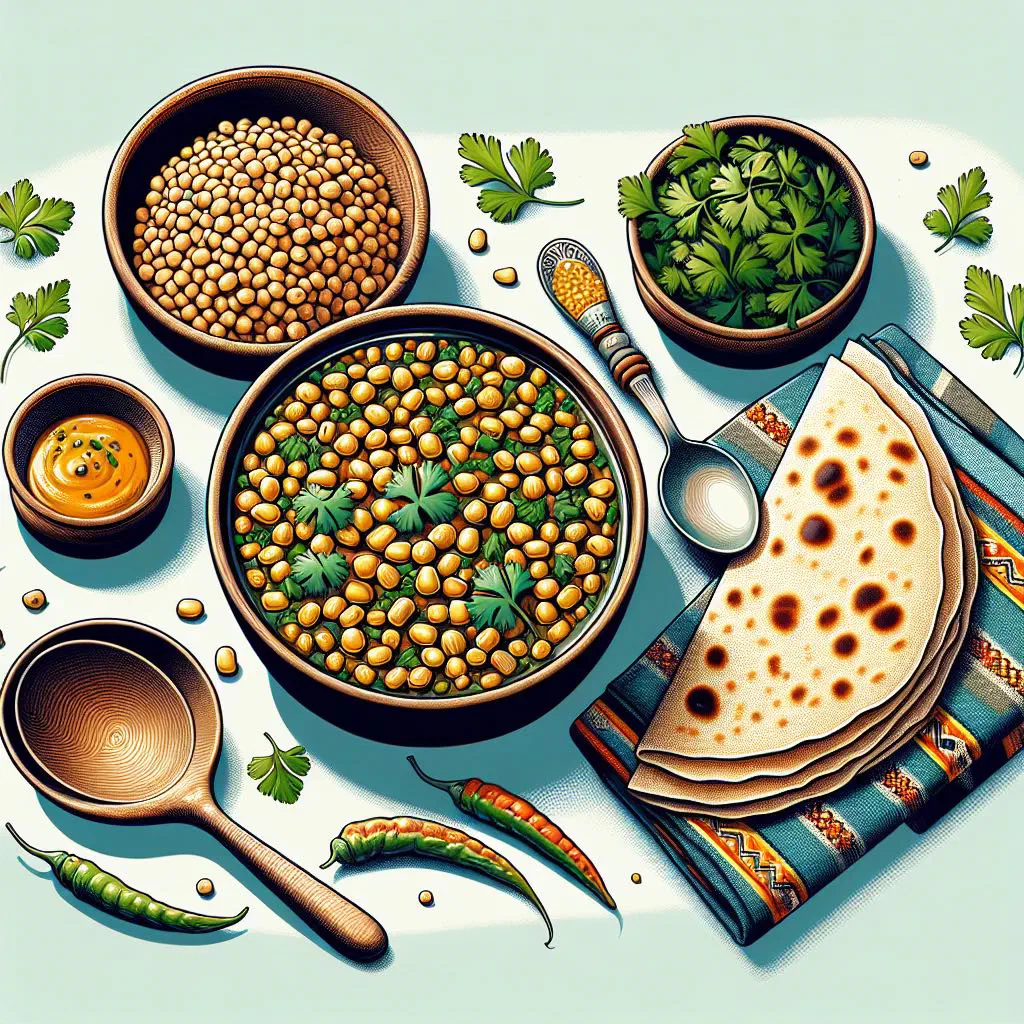 Bowl of makande, a Tanzanian stew of maize and beans, garnished with fresh coriander