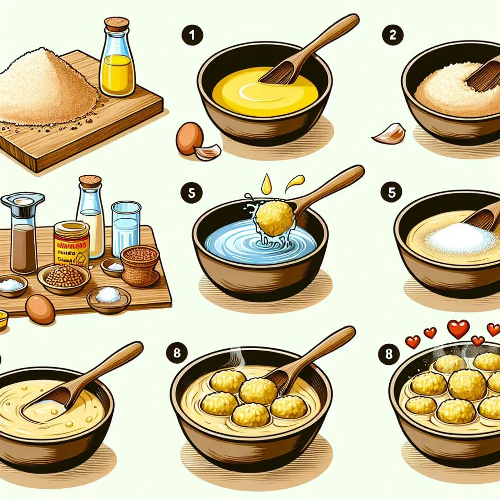 A bowl of Togolese tô served with a rich sauce