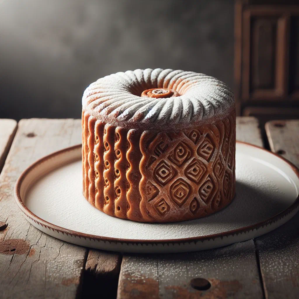 Golden Tunisian gâteau sec butter biscuits arranged on a plate