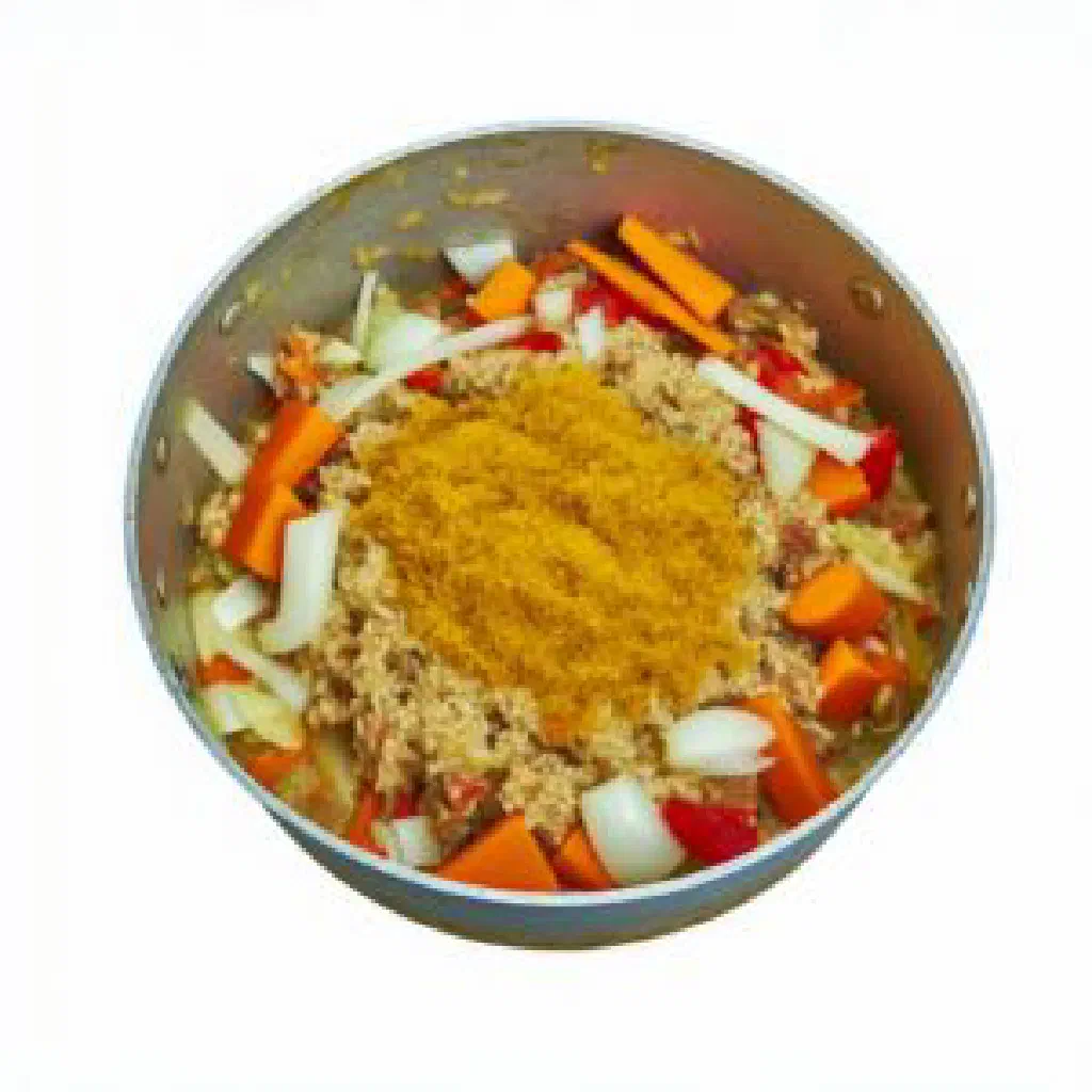 Turkmen Jöwher Şüle rice dish with lamb and carrots served on a platter