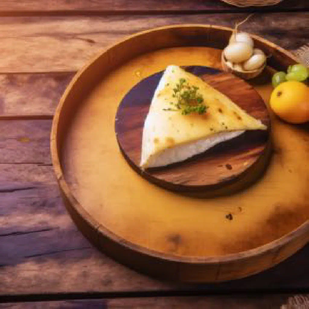 Golden fried cheese pieces with a crisp coating, served warm